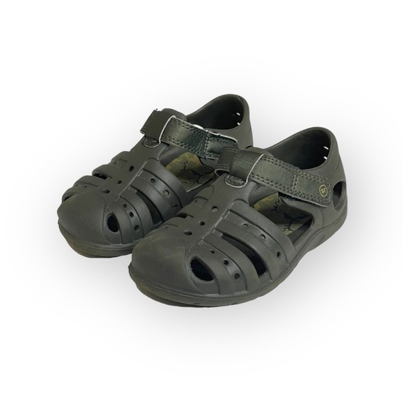 Stride Rite ✿ Unisex Children’s Kid’s Outdoor Sandal ✿ Army Green Camo ✿ Boy 8 - Picture 6 of 16